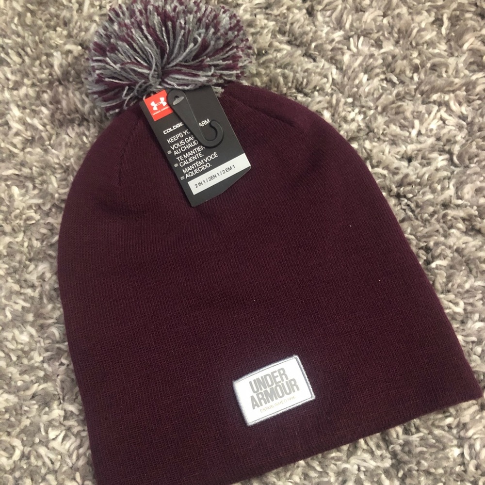 Burgundy Under Armour Hat